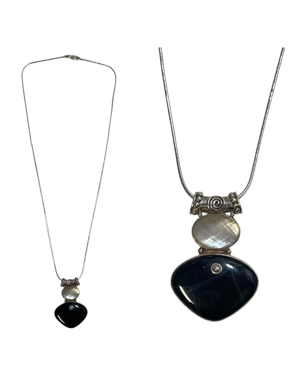 Sajen Women's Black and Silver Jewellery